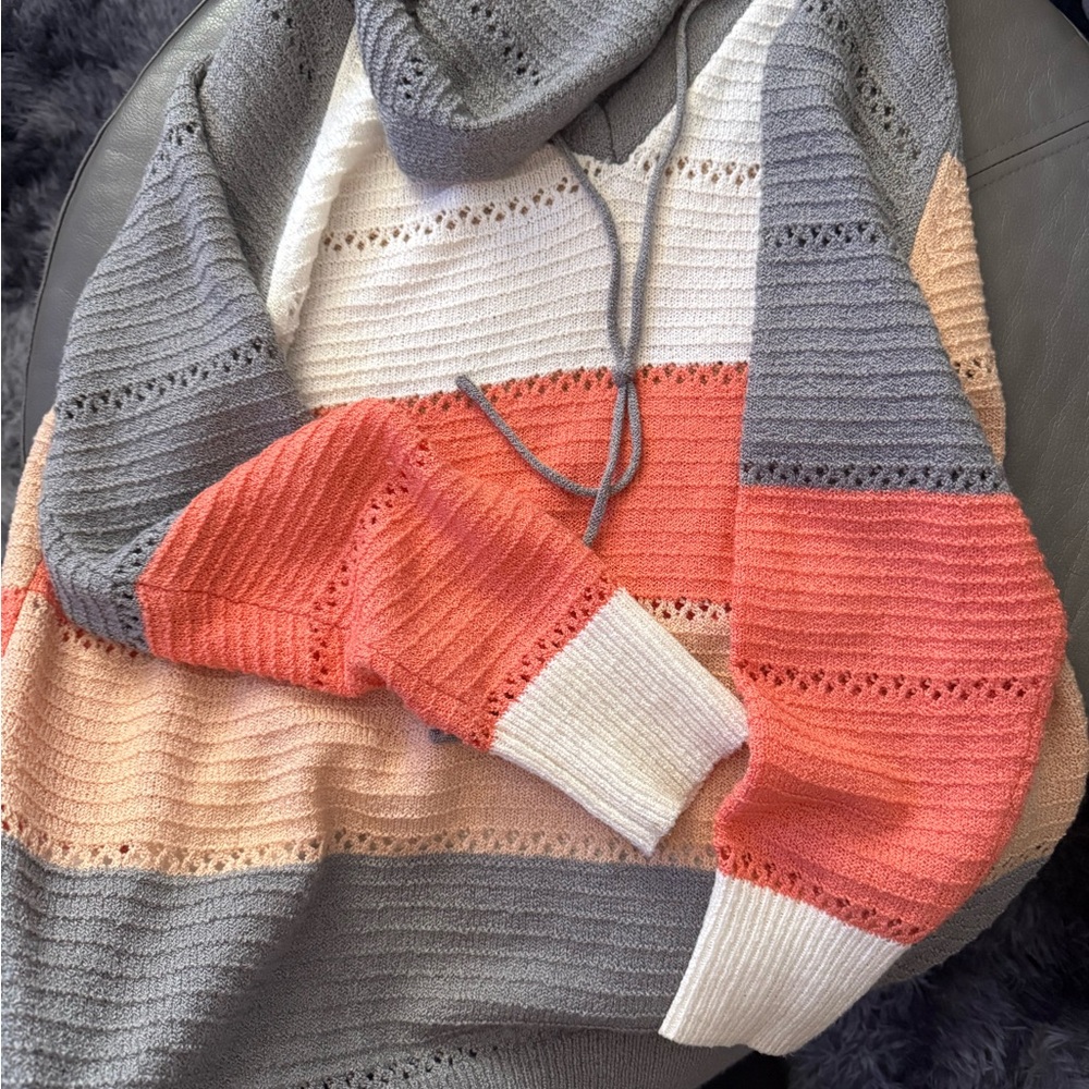 Colorful Striped Women's Sweater